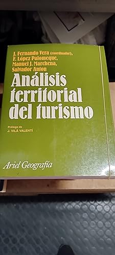 Imagen del vendedor de ANALISIS TERRITORIAL DEL TURISMO a la venta por LIBRERIA LA CLASICA