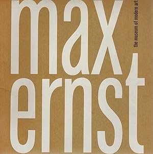 Seller image for MAX ERNST for sale by Books on the Boulevard