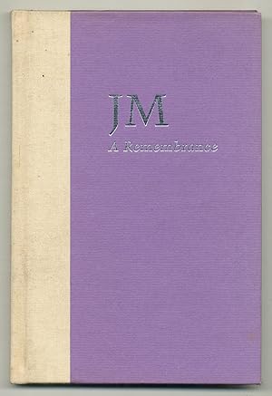 Bild des Verkufers fr JM: A Remembrance zum Verkauf von Between the Covers-Rare Books, Inc. ABAA