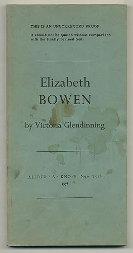 Seller image for Elizabeth Bowen for sale by Between the Covers-Rare Books, Inc. ABAA