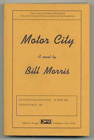 Bild des Verkufers fr Motor City zum Verkauf von Between the Covers-Rare Books, Inc. ABAA