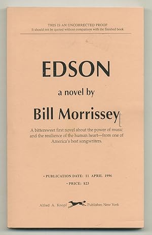 Seller image for Edson for sale by Between the Covers-Rare Books, Inc. ABAA