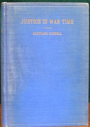 Immagine del venditore per JUSTICE IN WAR TIME. venduto da The Antique Bookshop & Curios (ANZAAB)