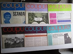 Imagen del vendedor de Coupure # 1- 6 October 1969, January 1970, May 1970, June 1970, November 1970, April 1971 a la venta por ANARTIST