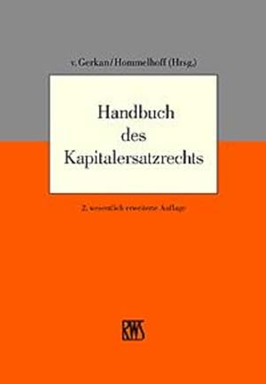 Bild des Verkufers fr Handbuch des Kapitalersatzrechts zum Verkauf von Studibuch