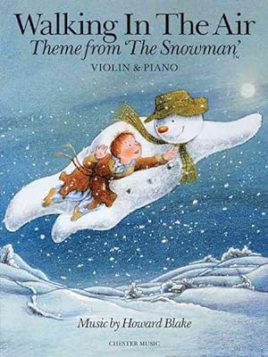 Imagen del vendedor de Walking in the Air Theme from the Snowman : Violin & Piano a la venta por GreatBookPrices