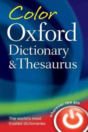 Imagen del vendedor de Color Oxford Dictionary and Thesaurus a la venta por GreatBookPrices