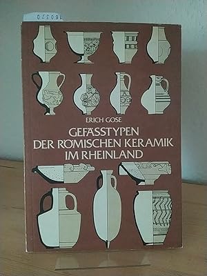 Immagine del venditore per Gefsstypen der rmischen Keramik im Rheinland. [Von Erich Gose]. (= Beihefte der Bonner Jahrbcher, Band 1). venduto da Antiquariat Kretzer