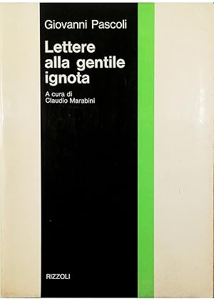 Lettere alla gentile ignota