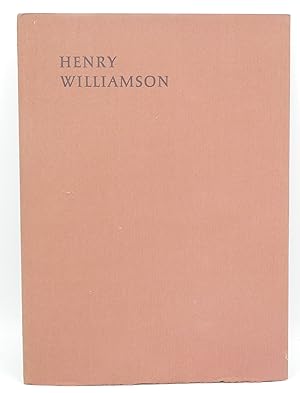 Henry Williamson - A Tribute by Ted Hughes given at the Service of Thanksgiving at the Royal Pari...