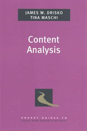 Imagen del vendedor de Content Analysis a la venta por GreatBookPrices