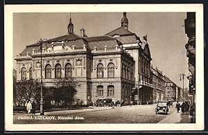 Ansichtskarte Praha-Smíchov, Národni dum / Nationalhaus