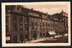 Ansichtskarte Prag / Praha, Graben, Na prikope, Deutsches Haus