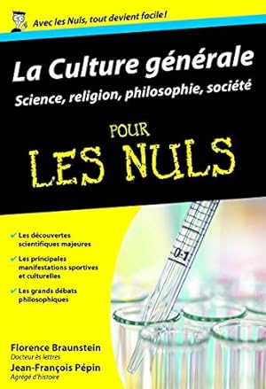 Immagine del venditore per Culture générale Poche Pour les nuls tome 2 (02): Science, religion, philosophie, société venduto da WeBuyBooks