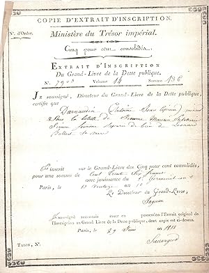 Seller image for Loi relative aux ponts et chausses, donne  Paris, le 18 aot 1791. for sale by PRISCA