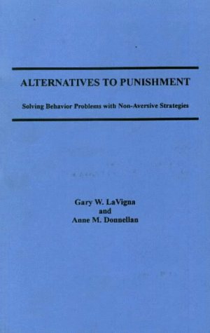 Image du vendeur pour Alternative to Punishment mis en vente par WeBuyBooks