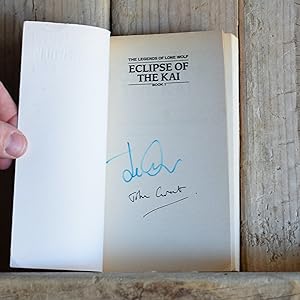 Imagen del vendedor de Joe Dever and John Grant - Legends of Lone Wolf: Eclipse of the Kai and The Dark Door Opens BOTH DOUBLE SIGNED a la venta por Vintage & Modern Books