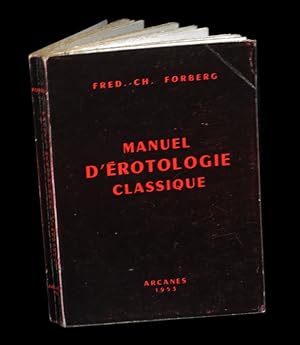 Seller image for Manuel d'rotologie classique. for sale by Babel Librairie