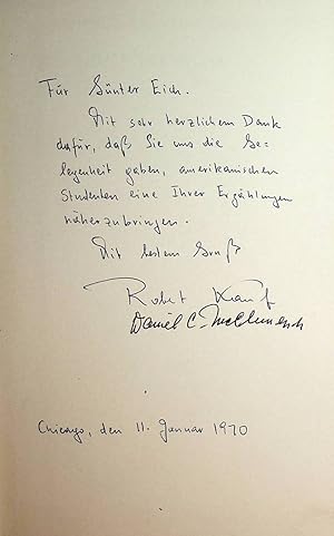 Seller image for Probem Deutscher Prosa. Ein Literaturlesebuch mit Hr- und Sprechbungen. Hrsg. Von Robert Kauf und Daniel C. McCluney, Jr. for sale by ANTIQUARIAT.WIEN Fine Books & Prints