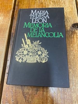 Seller image for Memoria de la melancola for sale by Trfico de Libros Lavapies