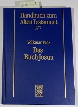 Bild des Verkufers fr Das Buch Josua (Handbuch Zum Alten Testament I/7) zum Verkauf von Antiquariat Trger