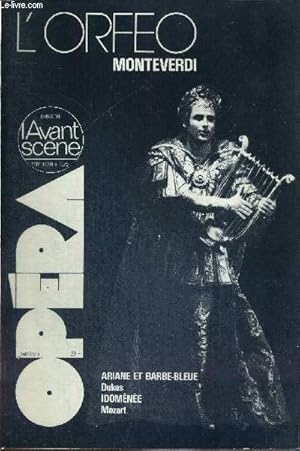 Bild des Verkufers fr L'Orfeo (Monteverdi) - L'Avant Scne Opra No 5 - pub. 9/1976 zum Verkauf von Klassique