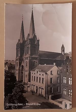 Ansichtskarte AK Duisburg-Laar. Ewaldi Kirche (Feldpost mit Stempel Duisburg-Ruhrort 1v. 29.4.194...