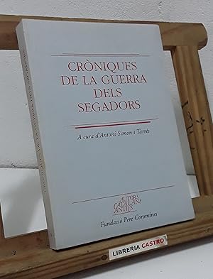 Imagen del vendedor de Crniques de la Guerra dels Segadors a la venta por Librera Castro