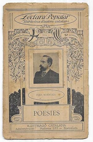 Poesies Joan Maragall Lectura Popular Biblioteca d'autors catalans Nº 1