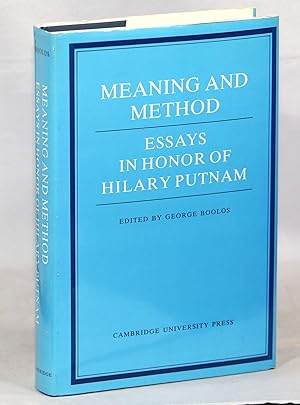 Bild des Verkufers fr Meaning and Method; Essays in Honor of Hilary Putnam zum Verkauf von Evening Star Books, ABAA/ILAB