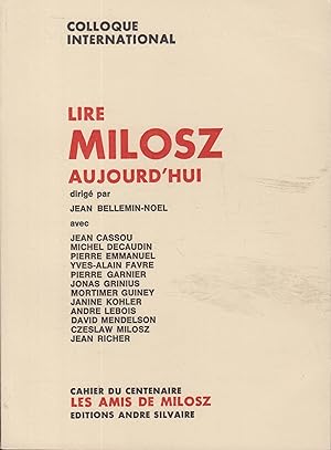 Immagine del venditore per Lire Milosz aujourd'hui venduto da PRISCA
