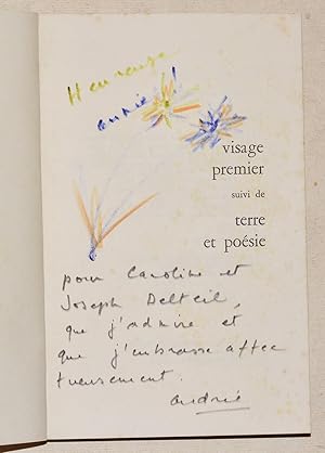 Image du vendeur pour VISAGE PREMIER. Suivi de TERRE ET POSIE. mis en vente par LIBRAIRIE RIC CASTRAN