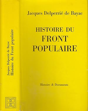 Image du vendeur pour Histoire du Front populaire mis en vente par PRISCA