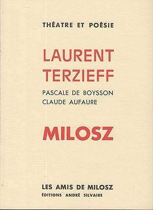 Bild des Verkufers fr Milosz - Thtre et Posie zum Verkauf von PRISCA