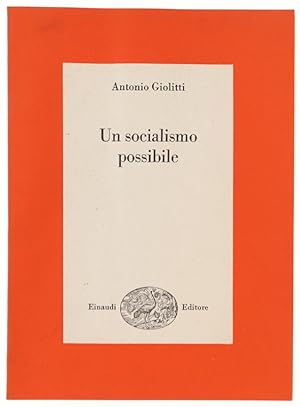 Seller image for UN SOCIALISMO POSSIBILE.: for sale by Bergoglio Libri d'Epoca