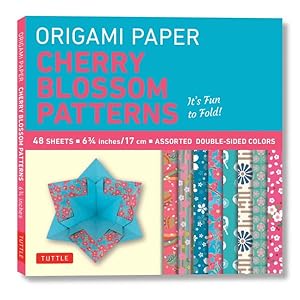 Image du vendeur pour Cherry Blossoms Patterns Origami Paper : Perfect for Small Projects or the Beginning Folder mis en vente par GreatBookPrices