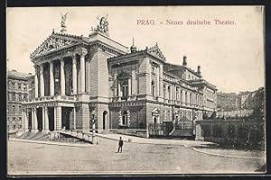 Ansichtskarte Prag / Praha, Neues deutsches Theater