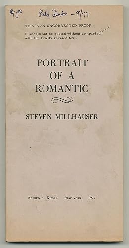 Bild des Verkufers fr Portrait of a Romantic zum Verkauf von Between the Covers-Rare Books, Inc. ABAA