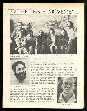 Seller image for [Cover Title]: To the Peace Movement for sale by Between the Covers-Rare Books, Inc. ABAA