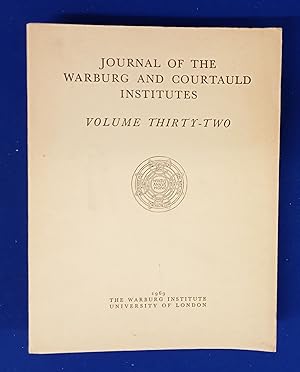 Imagen del vendedor de Journal of the Warburg and Courtauld Institutes. Volume 32 (1969). a la venta por Wykeham Books