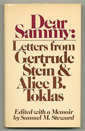 Bild des Verkufers fr Dear Sammy: Letters from Gertrude Stein and Alice B. Toklas zum Verkauf von Between the Covers-Rare Books, Inc. ABAA