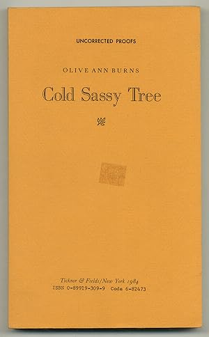Bild des Verkufers fr Cold Sassy Tree zum Verkauf von Between the Covers-Rare Books, Inc. ABAA