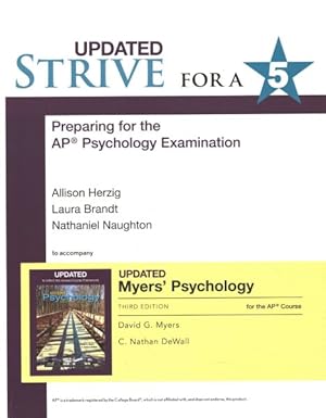 Immagine del venditore per Updated Strive for a 5 : Preparing for the AP Psychology Exam venduto da GreatBookPrices