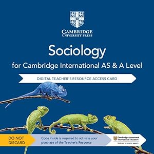 Seller image for Cambridge International As & a Level Sociology Digital Teacher's Resource Access Card for sale by GreatBookPrices