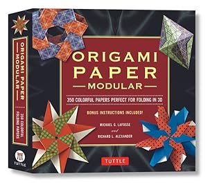Imagen del vendedor de Modular Origami Paper Pack : 350 Colorful Papers Perfect for Folding in 3D a la venta por GreatBookPrices