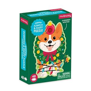 Seller image for Christmas Corgi Scratch and Sniff Shaped Mini Pzl : 48 Pieces for sale by GreatBookPrices