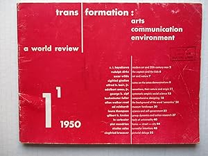 Imagen del vendedor de Transformation Vol 1 # 1 1950: Arts, Communication, Environment A World Review a la venta por ANARTIST