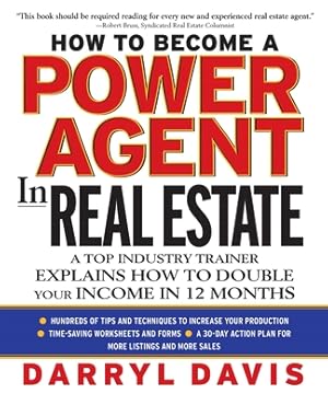 Imagen del vendedor de How to Become a Power Agent in Real Estate (Pb) (Paperback or Softback) a la venta por BargainBookStores