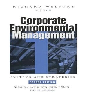 Imagen del vendedor de Corporate Environmental Management 1: Systems and Strategies (Paperback or Softback) a la venta por BargainBookStores