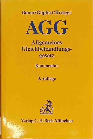 Seller image for Allgemeines Gleichbehandlungsgesetz : Kommentar. for sale by books4less (Versandantiquariat Petra Gros GmbH & Co. KG)